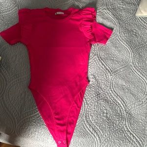Zara pink bodysuit (size M)